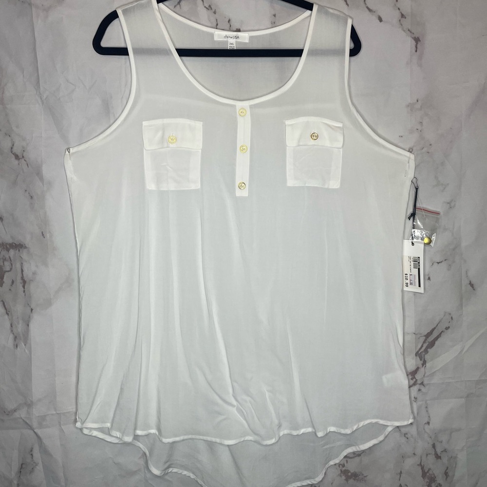 White plus tank